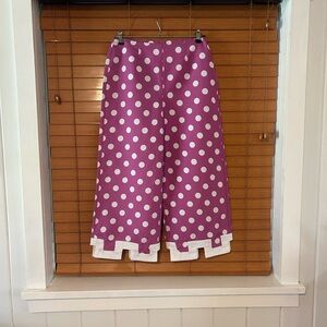 Tyler BOE - Pink Polka Dot Capri Pants
